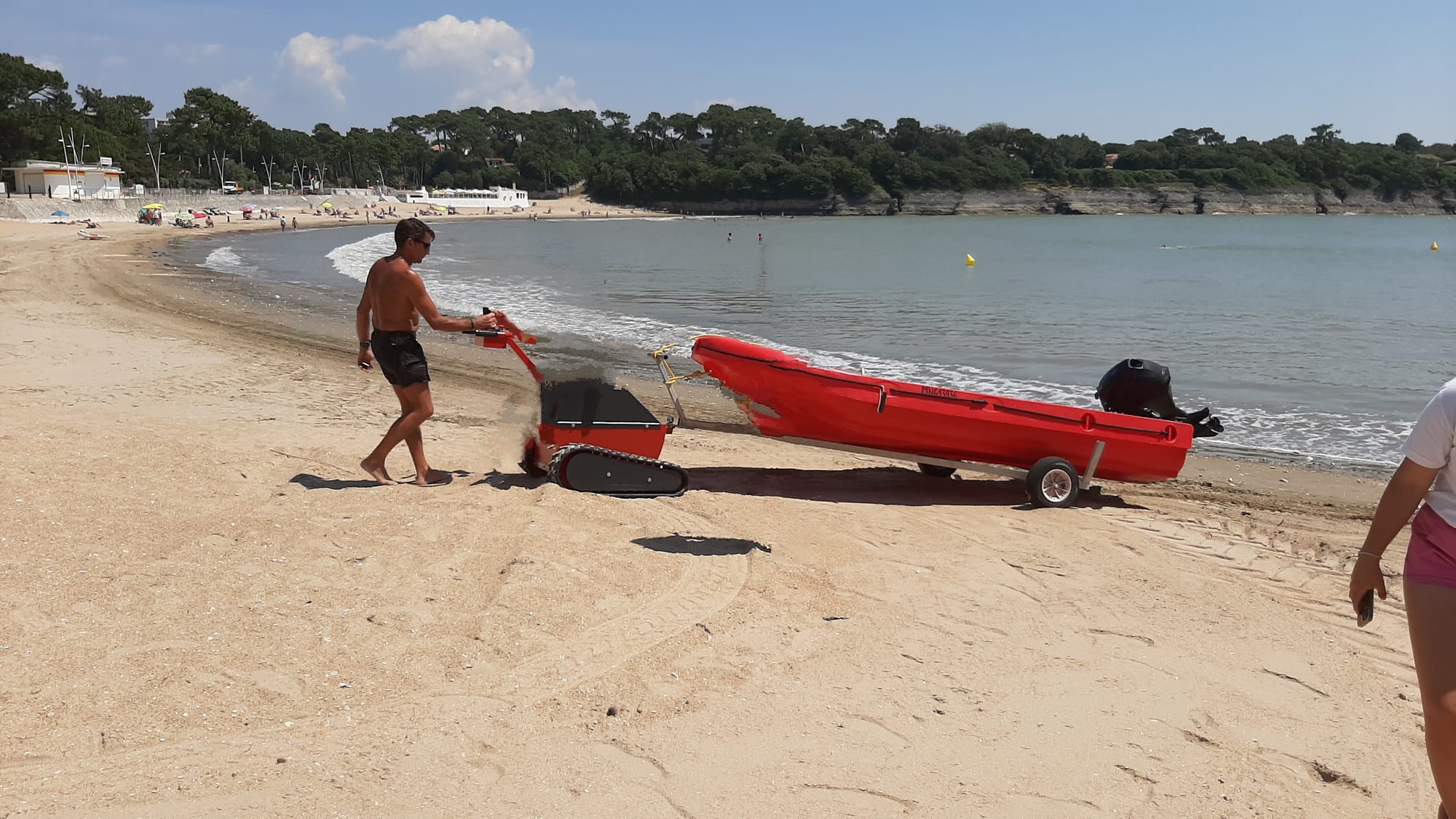 Déplacement de yacht