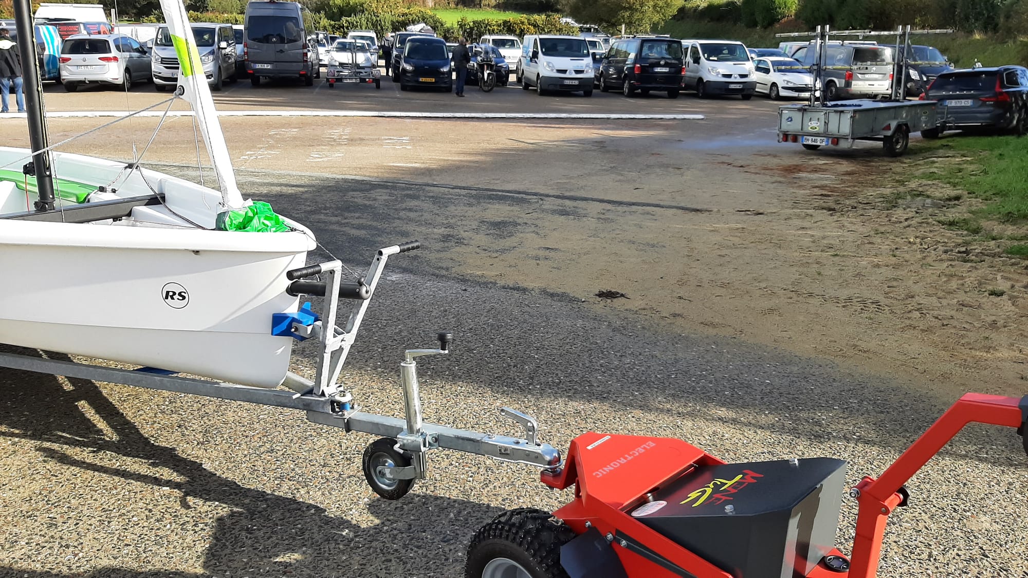 Déplacement de yacht