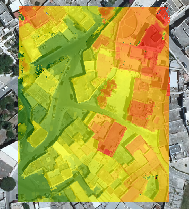 Rilievo topografico e UAV ed elaborazione - Bottega del Monaco - Grottaglie (TA)