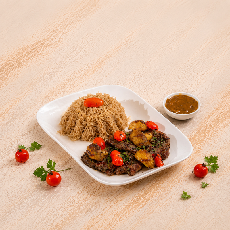 ستيك مشروم صوص