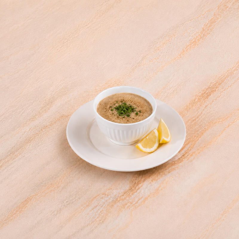 شوربة الفطر مع الدجاج