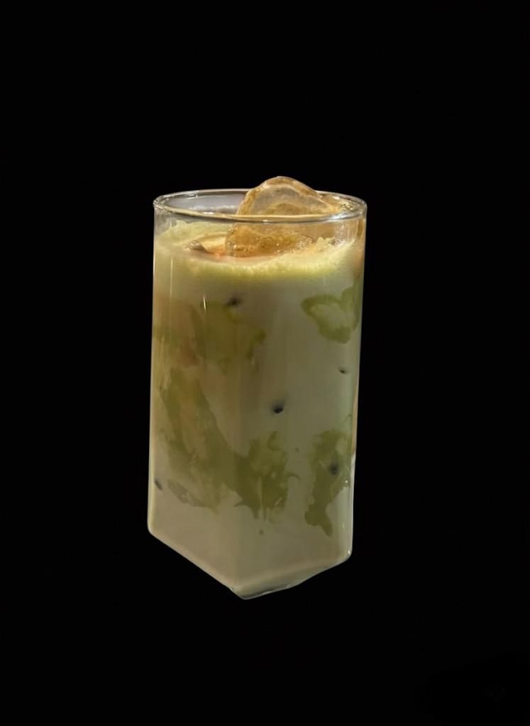 ice pistachio coffee ايس بيستاشو لاتيه
