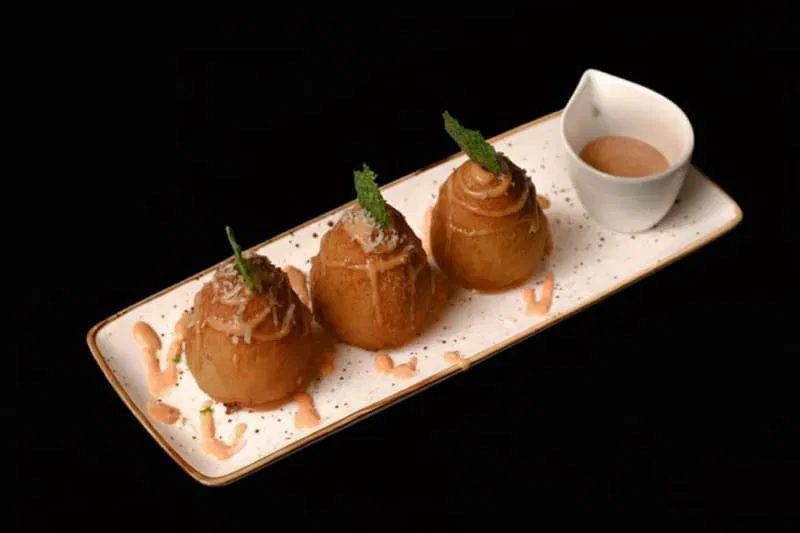 كرات بطاطس بالدجاج