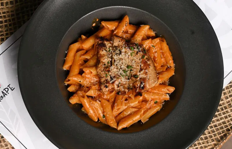 Penne in Pink باستا بيني