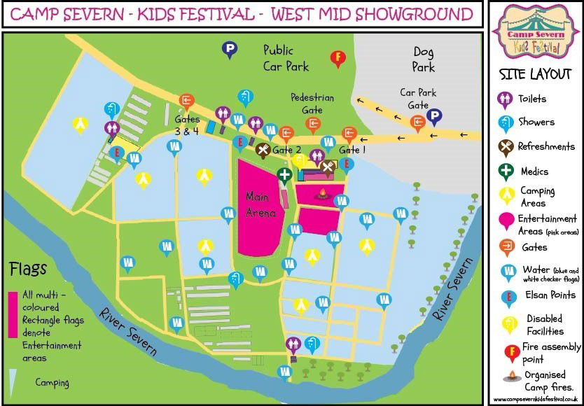 Mapas del recinto ferial