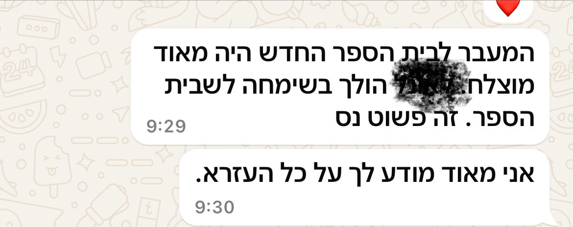 המלצה על גליה גביש טיפול