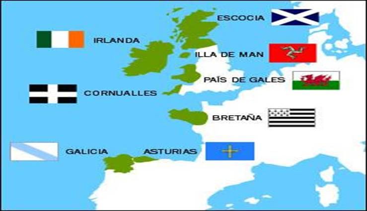 8 Nations Celtiques : r/MapPorn
