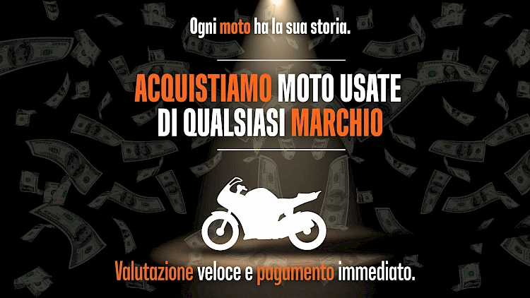 Acquistiamo Moto e Scooter usati