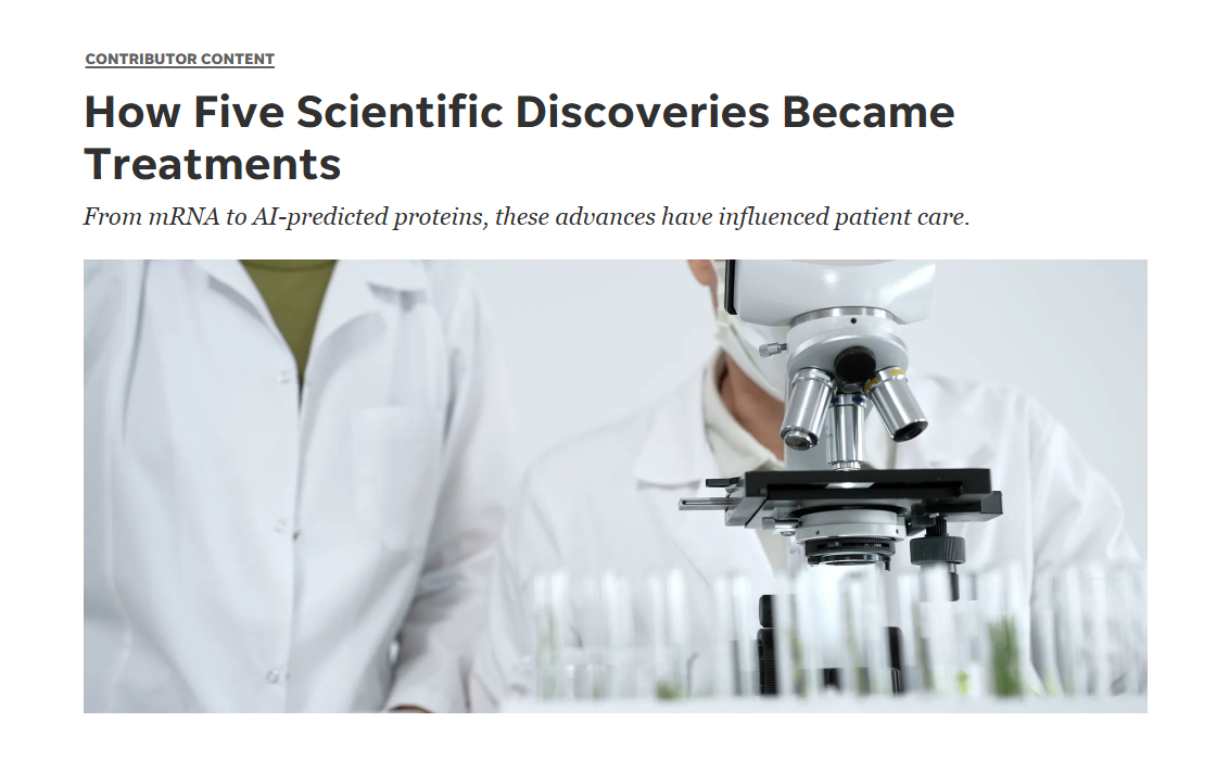 Porosome is among the five scientific discoveries selected by USA Today being translated for therapy