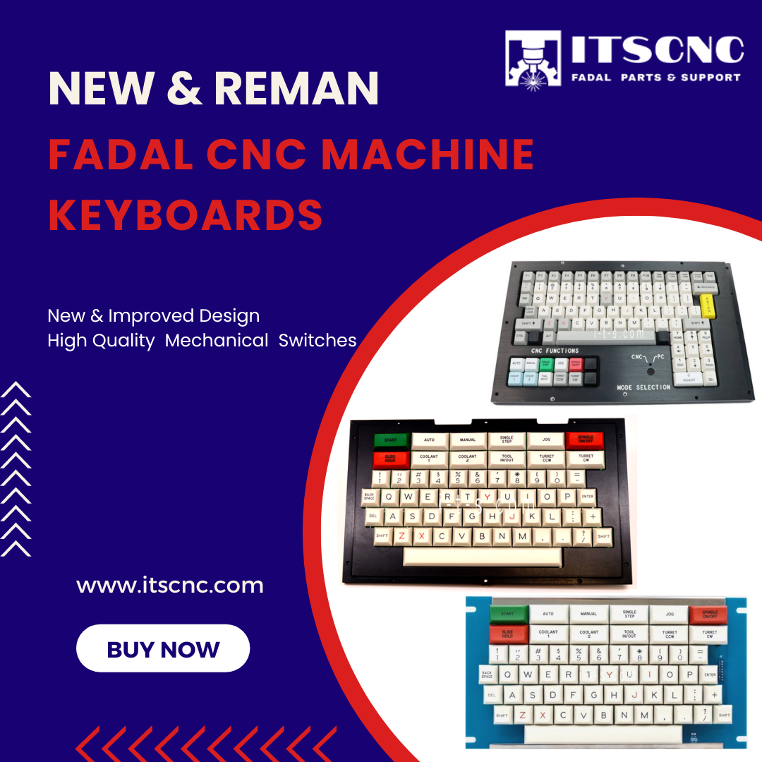 Fadal CNC88 Keyboard MP Pendant New Design, ELE-1784-ITS