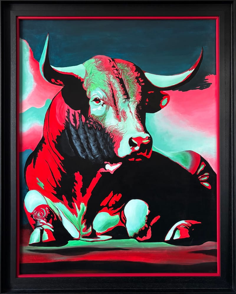 100 x 80 cm, Akryl na płótnie