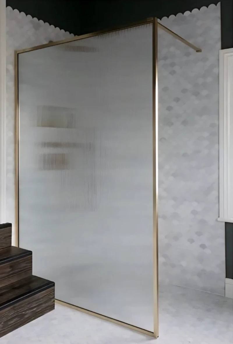 حاجز شاور زجاج مسحب