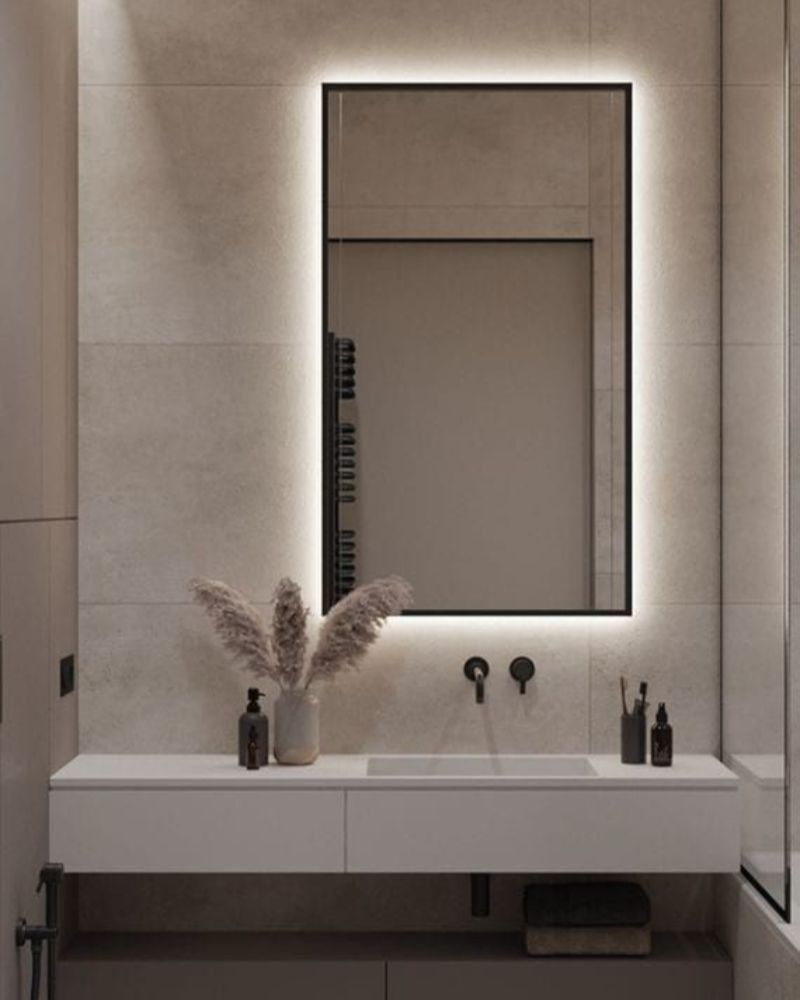 مرايا مع ايطار اسود