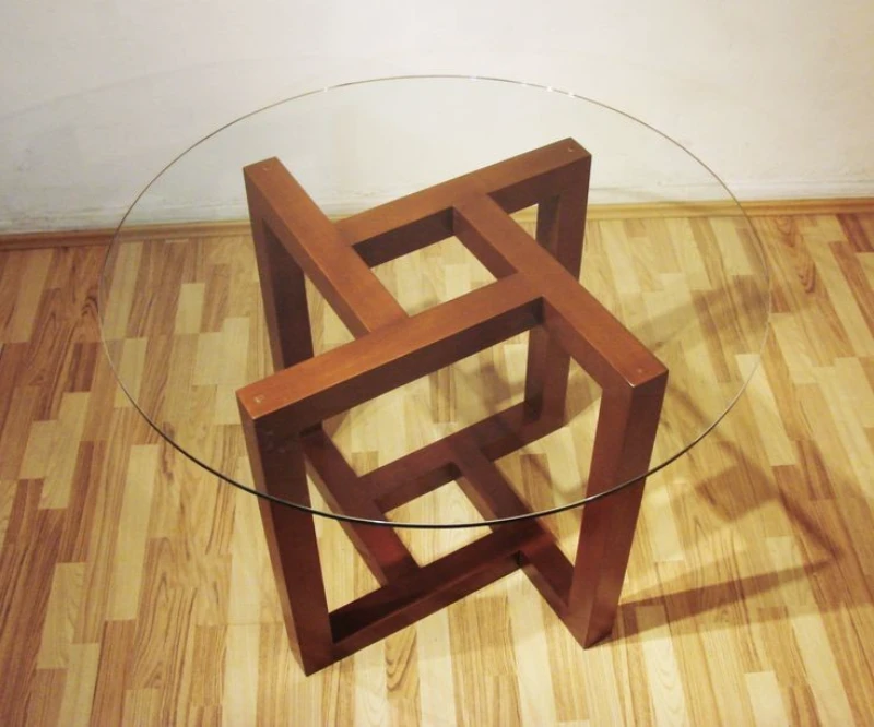 تفصيل زجاج طاولة دائرية