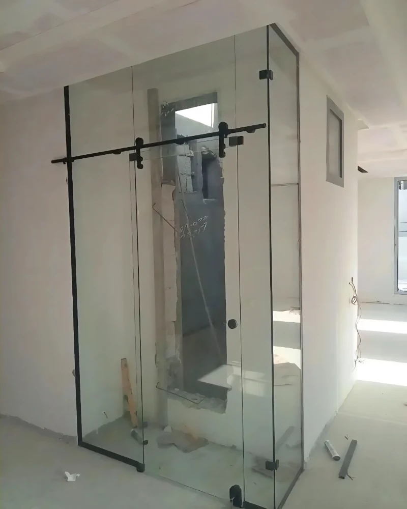 ابواب زجاج خارجية محلات