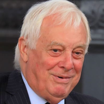 Lord Patten at Oxford Literary Festival.