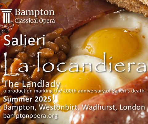 Bampton Classical Opera La Locandiera 25 Aug - 16 Sept 2025