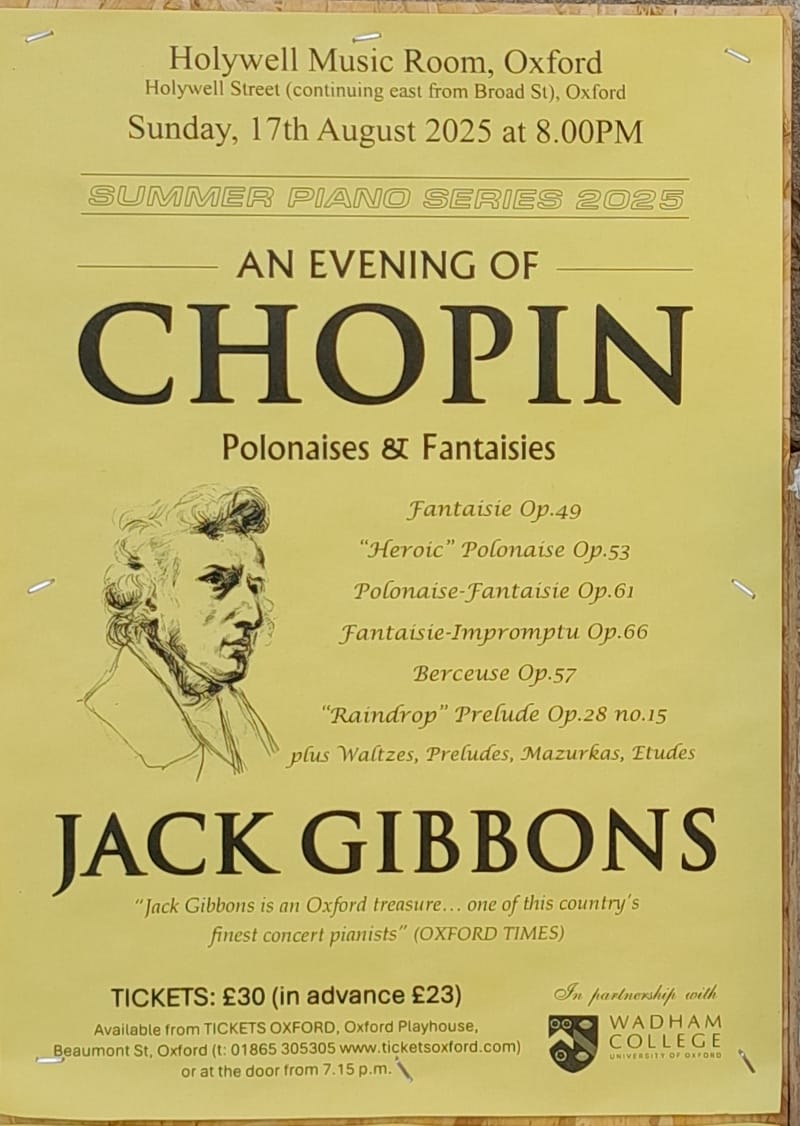 An Evening of CHOPIN with Jack Gibbons
