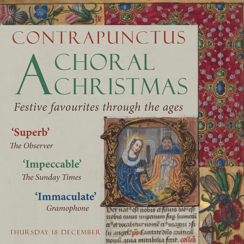 Contrapunctus. A CHORAL CHRISTMAS. Queens College Oxford. 18 December 2025