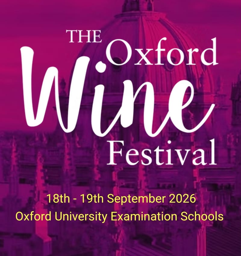 Oxford Wine Festival 18th-19th September 2026