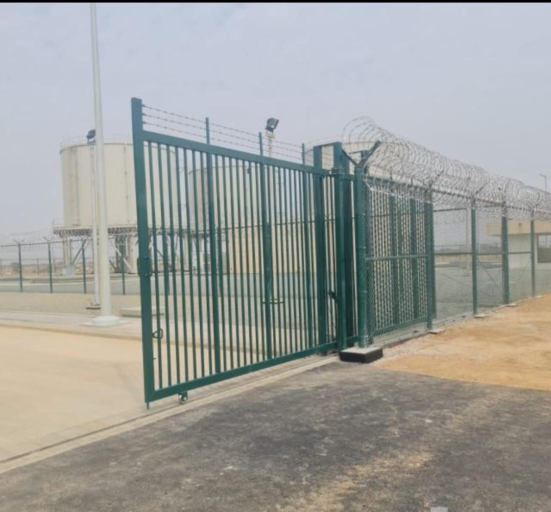 بوابة شبك منزلقة متحركة