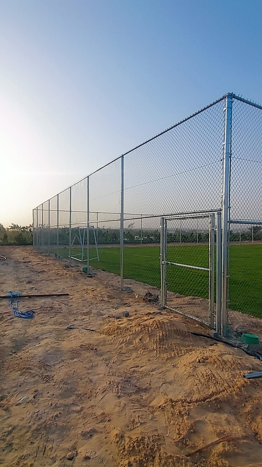 تركيب ملعب شبك مجلفن