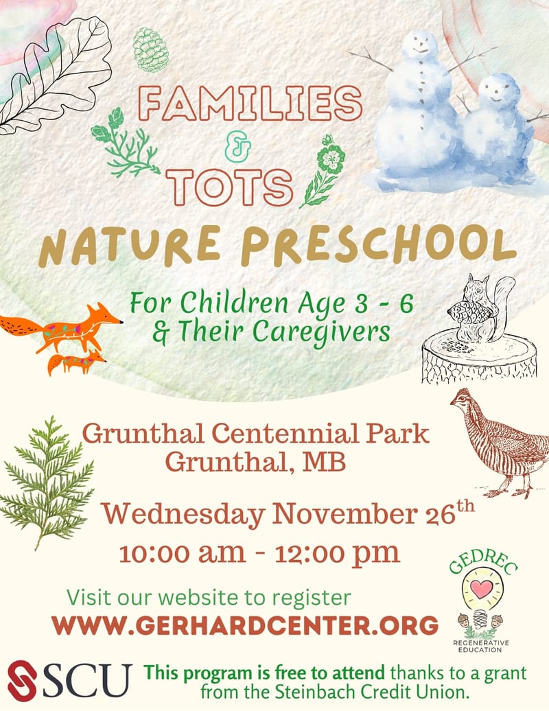 Families and Tots Nature Play Days
