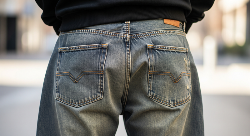 Garment NG Baggy seat pants