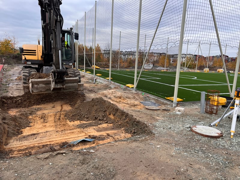 Wykonanie ław i stóp fundamentowych.