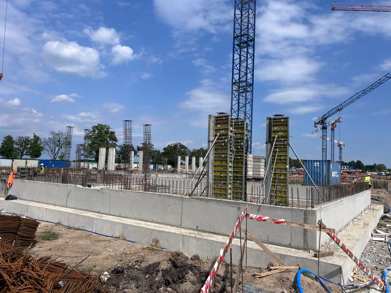 Wykonanie konstrukcji 3 budynków wielorodzinnych.