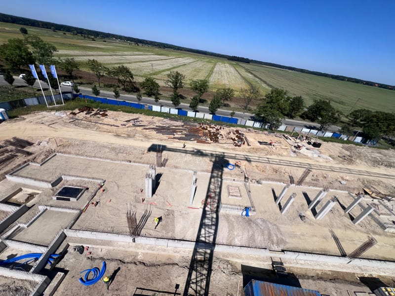 Wykonanie konstrukcji 3 budynków wielorodzinnych.