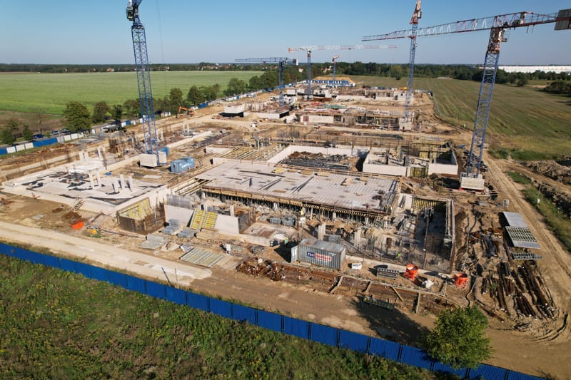 Wykonanie konstrukcji 3 budynków wielorodzinnych.