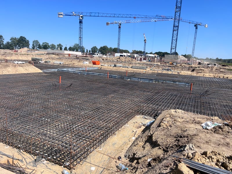 Wykonanie konstrukcji 3 budynków wielorodzinnych.