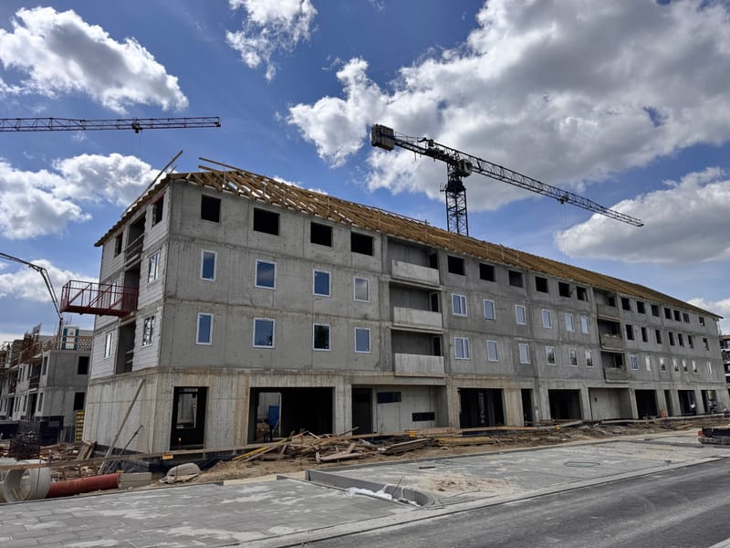 Wykonanie konstrukcji 3 budynków wielorodzinnych.