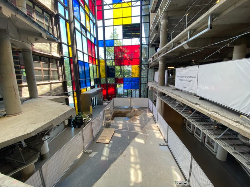 Prace konstrukcyjne żelbetowe na działającym obiekcie