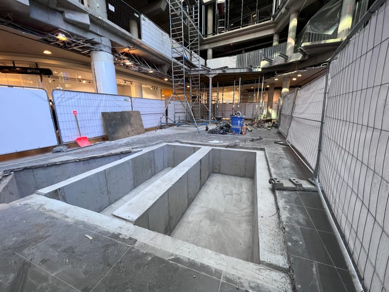 Prace konstrukcyjne żelbetowe na działającym obiekcie