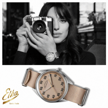 Sporty Automatic Watch Inspired by Vintage Flight Instruments