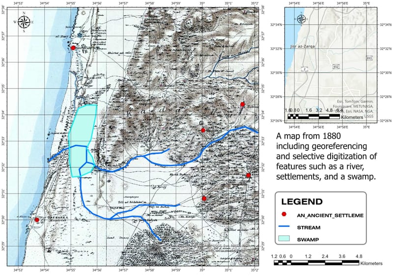 דיגיטציה ועיגון מפות