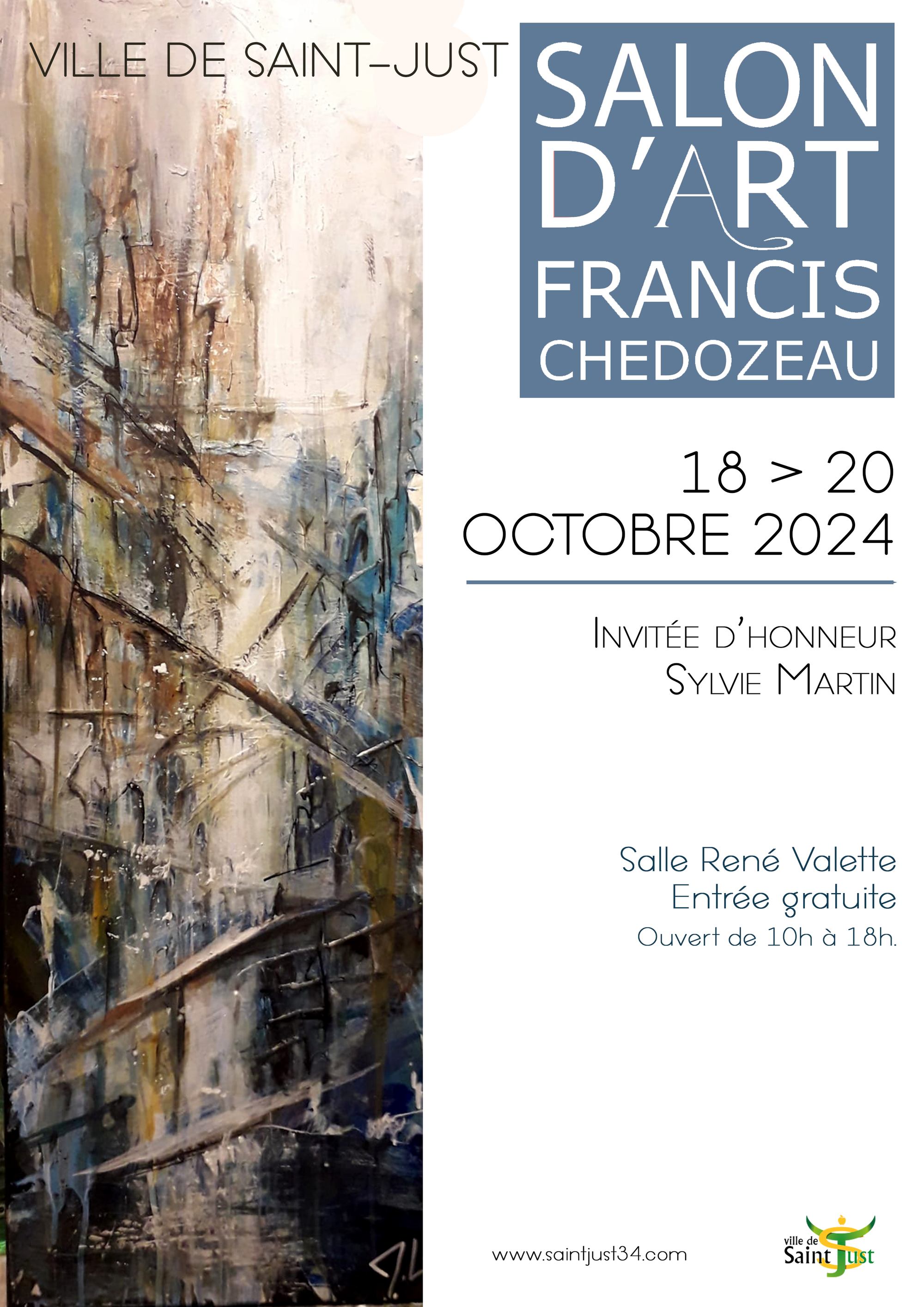 36ème Salon d'art Francis Chedozeau - 18 au 20/10/24