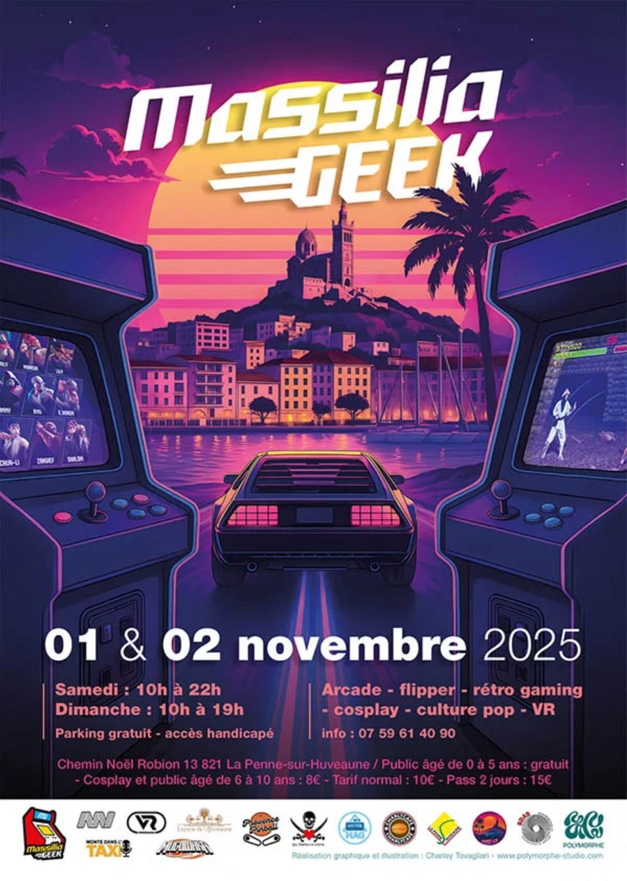 4ème édition Massilia Geek, les 01 et 02/11/25