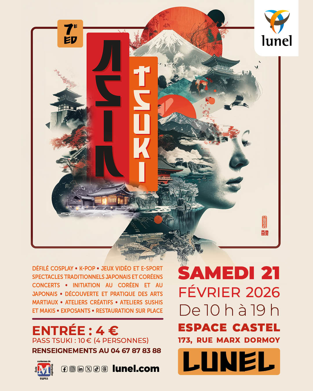 7ème Edition Asia Tsuki - Le 21/02/26