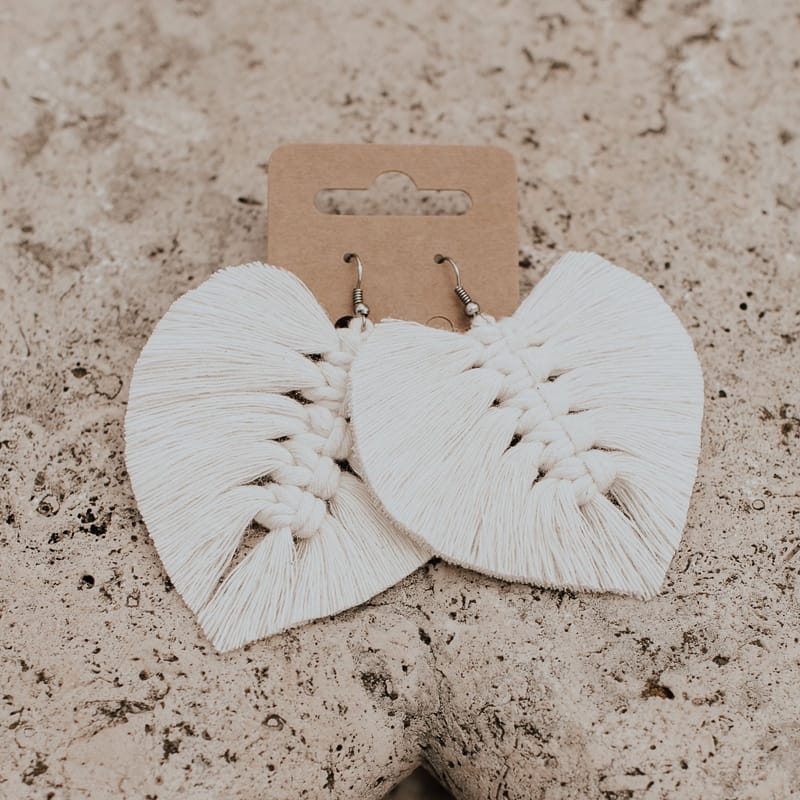 Makramé fülbevaló készítő workshop