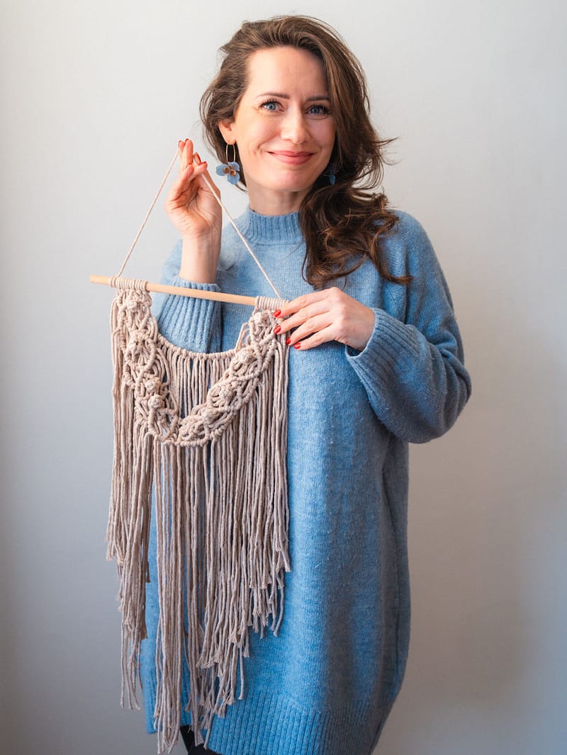 Macramé wall decoration workshop