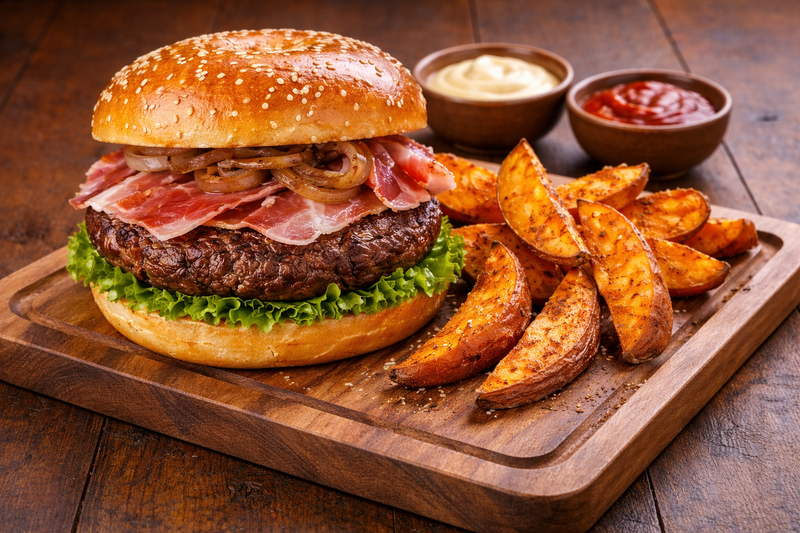 HAMBURGUESA RAICES Y FUEGO