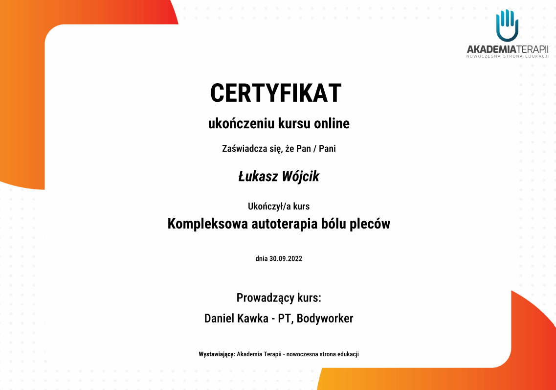 Kompleksowa autoterapia bólu pleców