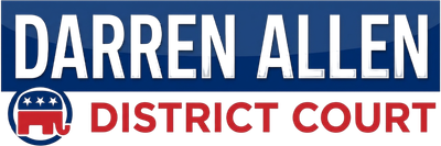 Re-elect DARREN ALLEN District Court Judge