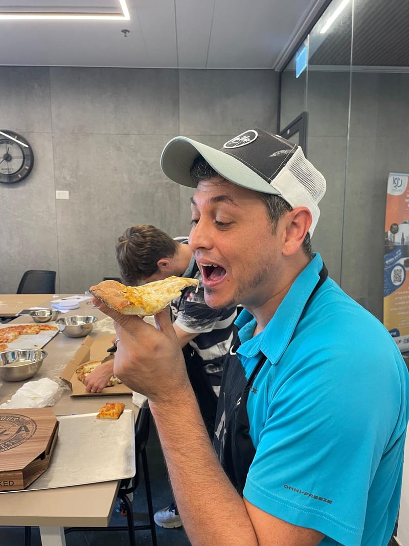 חגיגת פיצות מהטאבון