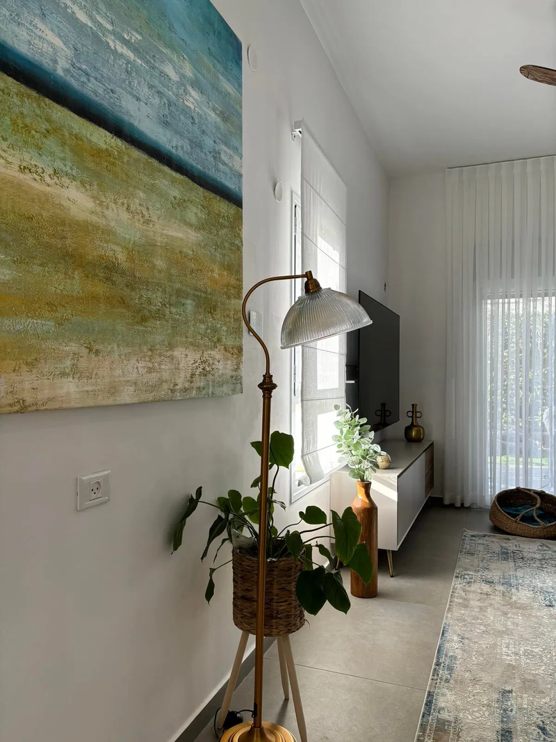 הום סטיילינג לחלל ציבורי בבית בפרדס חנה משפחת לוי