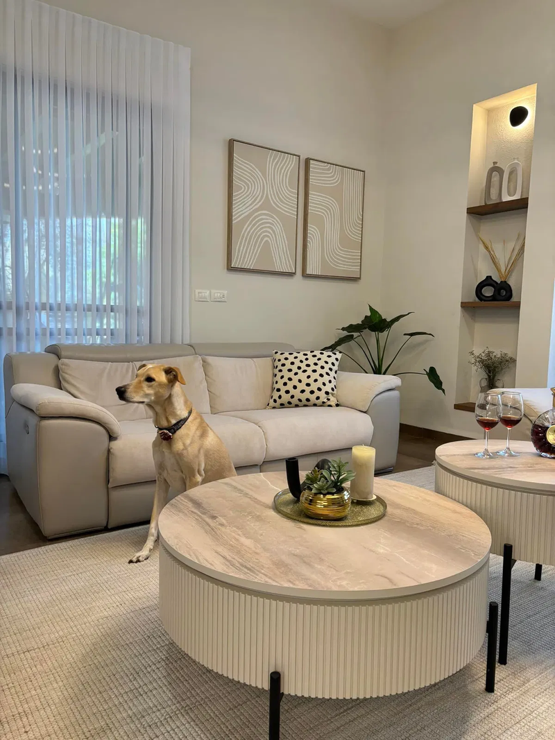 שדרוג חלל ציבורי בבית באחוזת ברק משפחת רוזנברג