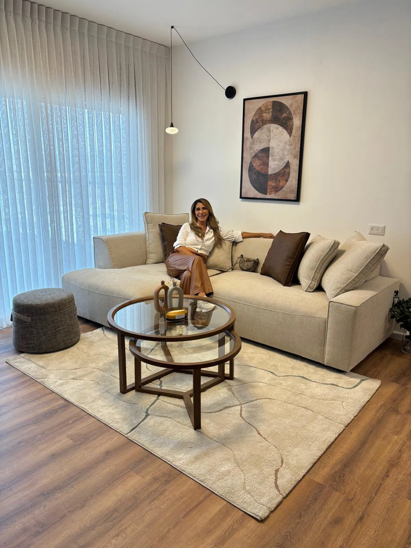 הום סטיילינג לדירת קבלן בנהריה -אסף אלמליח